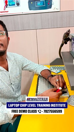 Laptop Repairing Institute | MacBook Repairing Class | Keyboard Assembling & Disassembling Practical