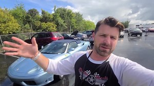 Wholesale market pricing for Italian exotic sports car at industry event