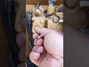 part4 cat 320DL excavator troubleshooting low power/hydraulic overload/adjusting hydraulic pump