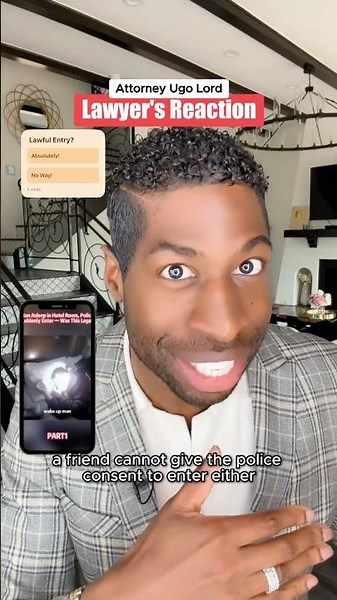 Police Enter Man’s Hotel Room While He’s Asleep — He Swings! Legal Entry? Attorney Ugo Lord Reacts!