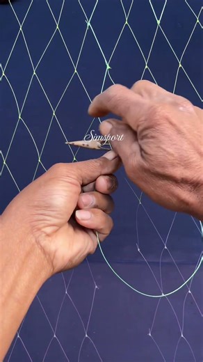 Knot to connect the cast net #net #knot