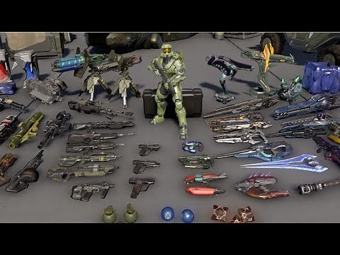 Halo 5 - All Weapons and REQ Variants - Reloads, Idle Animations and Sounds