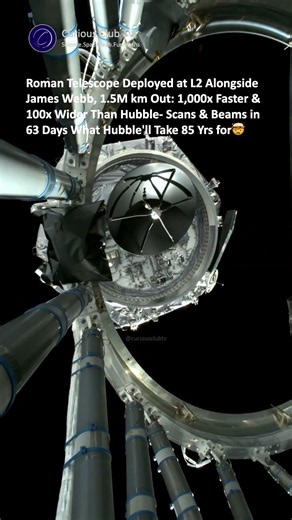 Roman Space Telescope at L2 Alongside James Webb — Maps in 63 Days What will take Hubble 85 Yrs
