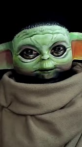 Realistic Baby Yoda transformation in detail