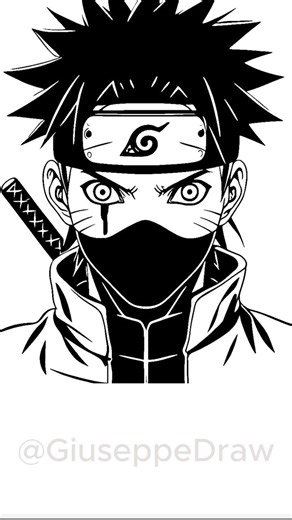 Easy Kakashi Drawing | How to Draw Kakashi Hatake | Step by Step for Beginners