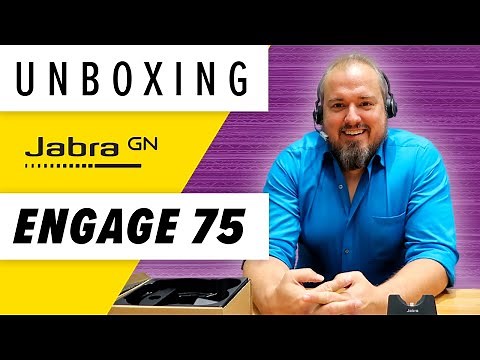 Jabra Engage 75 Headset Unboxing