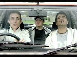 Always wear a seatbelt - Backwards road safety advert