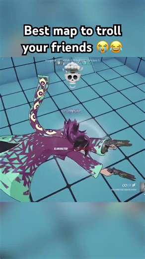 Best Fortnite map to troll your friends 😂 #fortnitememes #fortnite