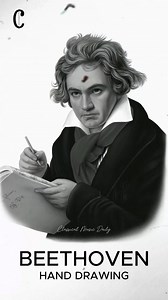 9.8K views · 69 reactions | Beethoven Drawing Himself! #beethoven #classicalmusic | Classical Music Daily | Facebook