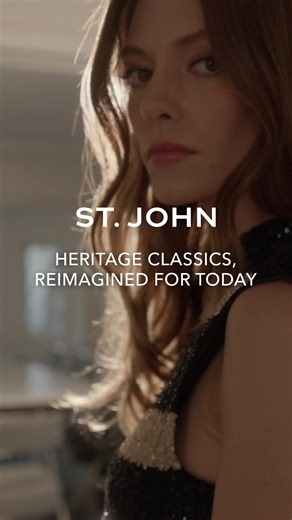 5.6K views | Step into the archives with our Re-Edition collection. Modernized iconic designs crafted in signature fabrics with statement details. | St. John | Facebook