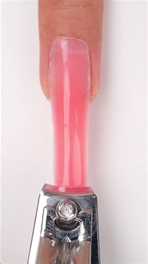 How to properly file and shape nail extensions step by step 💅