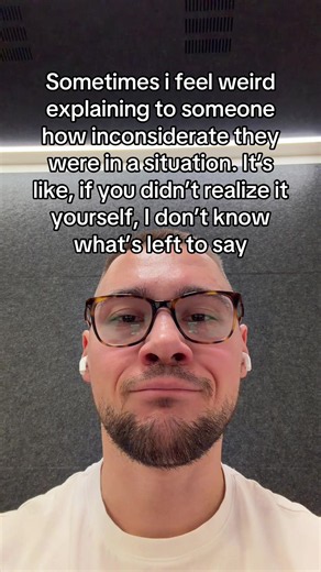 Explaining Inconsiderate Behavior: What to Do When They Don't See It
