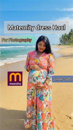 Maternity dress Haul l Pregnancy photoshoot #viral #shorts