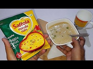 Saffola Masala Oats Veggie Twist Raview | Saffola Classic Masala Oats | 3 Minute Meals Tasty