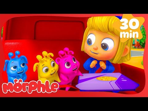 The Great Pizza Chase 🍕🚀 | Morphle | Cars, Trucks & Vehicles Cartoon | Moonbug Kids