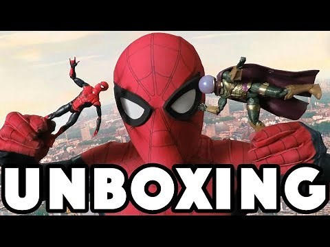 ABRIENDO TODOS LOS JUGUETES DE SPIDERMAN FAR FROM HOME / NAVY
