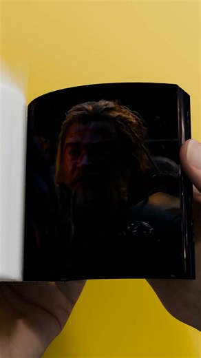 Captain America Lift Thor Hammer Mjolnir 🛡️⚡ Hyper Flipbook Animation