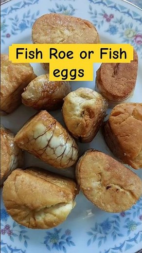 How to cook Fish Roe or Fish eggs #pleasesubscribe
