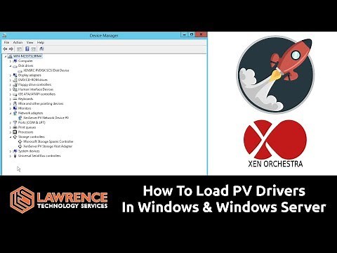 How To Load XCP-NG Xenserver PV Drivers via Windows Update & Xen Orchestra