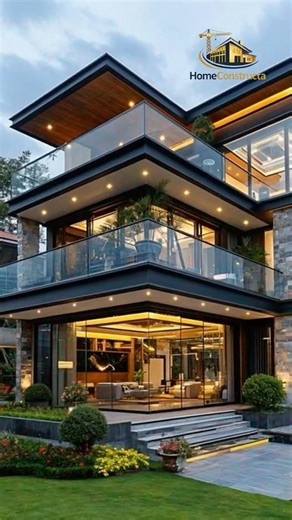 Modern Luxury House Design with Stunning Glass Architecture