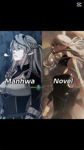 Waifus manhwa vs novel versions #manhwa #webtoon #shorts