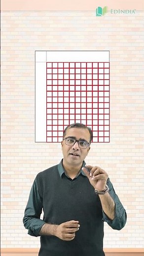 Watch how a simple square-ruled notebook can turn into a powerful maths teaching aid.