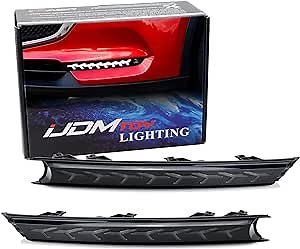 iJDMTOY Exact Fit White/Amber Sequential Switchback LED Daytime Running Light Kit Compatible With 2017-up Mazda CX-5, White LED DRL, Amber Dynamic Sequential Turn Signal