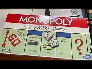 Original New Monopoly Board 1980’s
