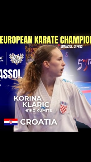 The Viral Karate 💎 on Instagram: "Boom⚡* EKF 2026 European Karate Championship Limassol @korina_klaricc Cadet, Junior & U21 KLARIC KORINA(CROATIA, CRO) Vs BUERKI DANICHA (SWITZERLAND, SUI | U21 Female Kumite -61kg | Ekf Championships 2026 Watch A High-Intensity U21 Female Kumite -55kg Featuring KLARIC KORINA(CROATIA, CRO) Vs BUERKI DANICHA (SWITZERLAND, SUI At The 2026 Ekf Cadet, Junior & U21 Championships In Limassol, Cyprus. This Quarterfinal Bout Delivered Elite Youth-Level Speed, Tactical I