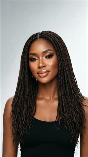 Pre-twisted passion twist wig! No braiding no styling, voluminous & face-slimming for daily/party!
