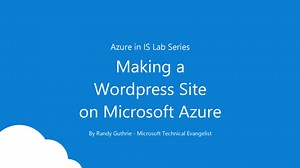 Microsoft Azure で WordPress ブログ/サイトを作成する方法