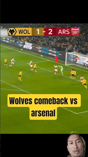 arsenal vs wolves highlights all goals premier league. unbelievable comeback #arsenal #premierleague
