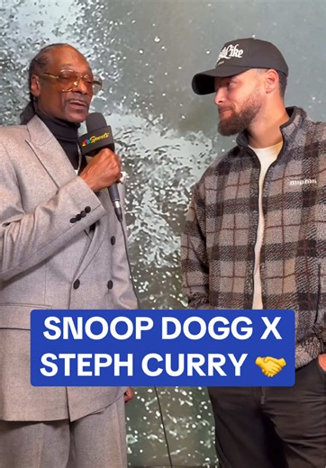 Snoop Dogg Interviews Steph Curry in Exciting NBA Moment