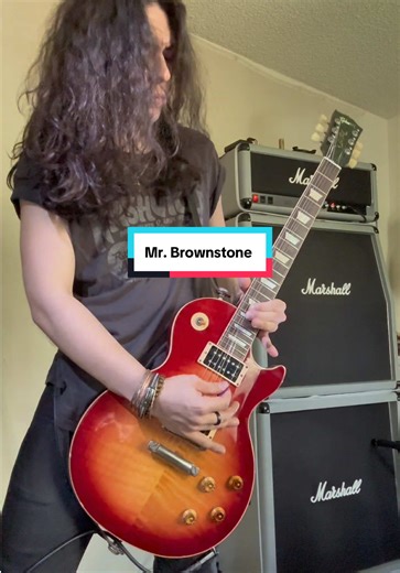 Mr. Brownstone Guitar Solo by Guns N’ Roses 🤘🌹 recorded live through a cranked Marshall #gunsnroses🌹🔫 #mrbrownstone #slash #axlrose #fyp