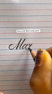 How to write ‘Maria’ using a pencil . . . . . . . . . . . . . . . . . . . . . . . . . . . . . . . . . . . . . . . . . . . . . . . .. . . . . . . . . . . . . . . . . . . . . . . . . . . . . . . . . . . . . . . . . . . . . . . . . . . . . . . . . . . . . . . . . . . . . . . . . . . . . . . . . . . . . . . . . . . . . . . . . . . . . . . . . . . . . . . . . . . . . . . . . . . . . #calligraphy #lettering #handwriting #cursive #reels #fbreels #fypシ #viralreelsfb #shorts #viralvideoシ #trendingreels #