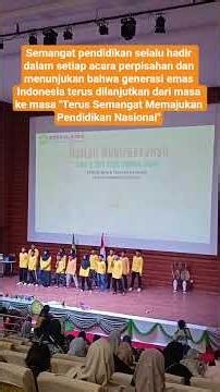 Maju Terus Semangat Pendidikan Nasional.