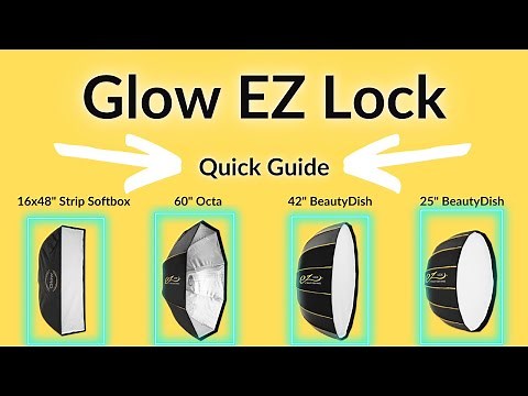 Glow EZ Lock Softbox Beauty Dish Review | Light Modifiers