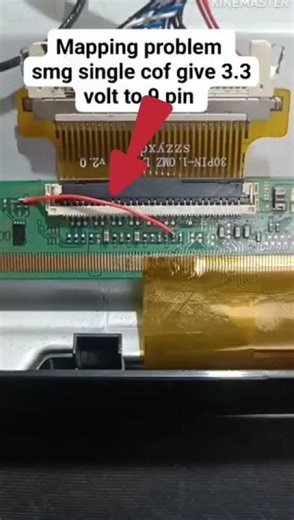 Samsung single cof mapping problem solve#ledtvrepairing#TVRepairExperts#tvrepairservice#