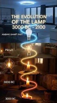 The Evolution of Lamps (3000 BC – 2100) 🔥➡️🤖 | From Ancient Flames to Futuristic Smart Lighting