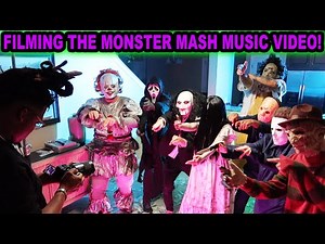 FILMING THE MONSTER MASH MUSIC VIDEO!