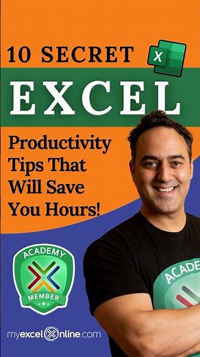 FREE EXCEL MASTERCLASS - https://www.myexcelonline.com/free-excel-productivity-tips-webinar/
