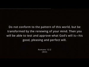 Romans 12:2 | NIV | Bible Verse
