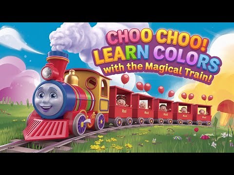 Choo Choo! The Color Train Adventure | Learning Colors Song For Kids | Educational Train Video