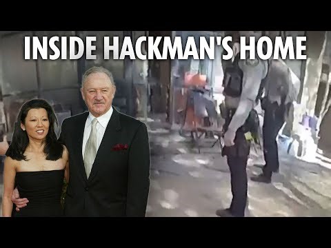 Harrowing bodycam shows inside Gene Hackman's hoarder home