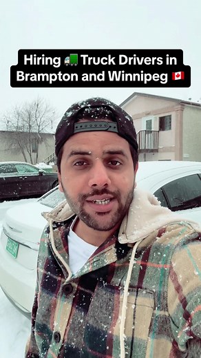 Hiring New Truck Drivers in Canada Brampton/Winnipeg 🇨🇦