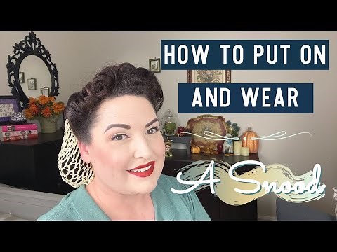How to Put on and Wear a Snood