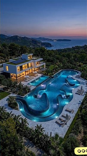 They said this shape was impossible... - Comodo Dragon #Architecture #Timelapse #Luxury #PoolDesign