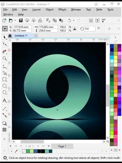How to Design a Professional 3D Logo in CorelDRAW 2026 I Creative 3D Circle Logo in CorelDRAW