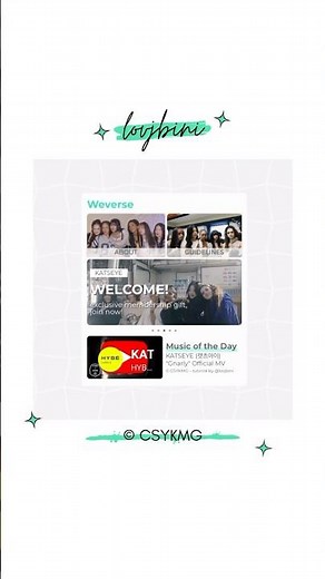 carrd inspo, #tutorial linked #katseye #weverse