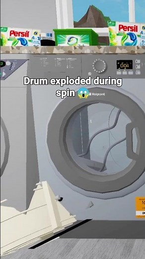 2 Hotpoint Washers Exploded During Final Spin 😱 #shorts #washingmachine #shortvideo